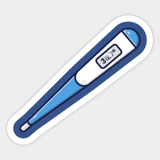 Digital Thermometer Sticker